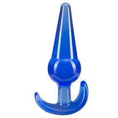 Синяя анальная пробка в форме якоря Large Anal Plug - 12,2 см. - 