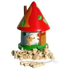 Игра "Бирюльки", большой комплект в домике, Вальда