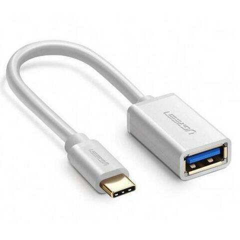 Кабель  UGREEN USB-C Male to USB 3.0 A Female Cable белый US154