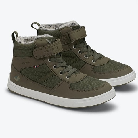 Ботинки Viking Lukas Mid JR WP Khaki/Hunting green