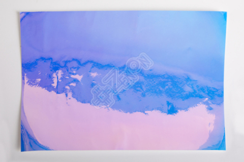 Пленка самоклеющаяся, металлизированная GRAFIX, Зеркальный сине-фиолетовый, 90 мкм, 0,61*1м