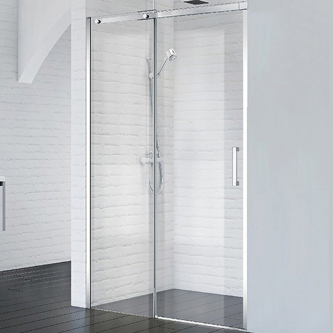 BelBagno ACQUA-BF-1-120-C-Cr Дверь в проём с одной раздвижной створкой. Стекло 8 мм в двери, прозрачное, хром