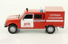 VAZ-2121 Niva VIS-294611 Rescue Service 1:43 DeAgostini Auto Legends USSR #253