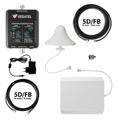 Усилитель сотовой связи VEGATEL VT2-3G-kit (офис, LED)