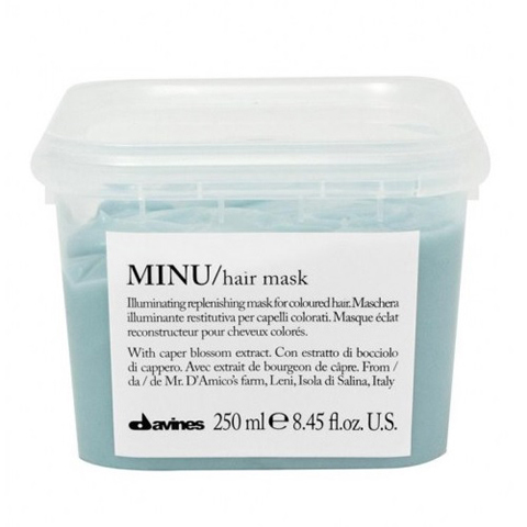 Davines Essential Haircare MINU: Восстанавливающая маска для окрашенных волос (Minu Hair Mask)