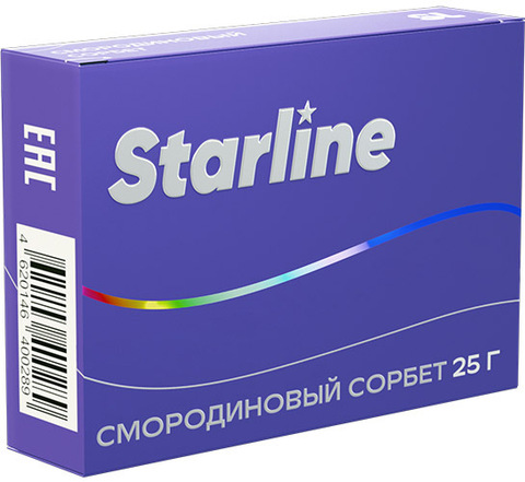 Табак Starline - Смородиновый сорбет, 25 грамм