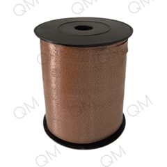 Лента декоративная матовая 0,5 см х 500 м (шоколад)