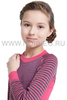 Комплект термобелья из шерсти мериноса Norveg Climate Control Pink-Black детский