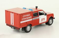 VAZ-2121 Niva VIS-294611 Rescue Service 1:43 DeAgostini Auto Legends USSR #253