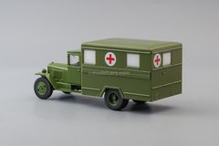 ZIS-44 Ambulance khaki 1:43 DeAgostini Auto Legends USSR Trucks #51