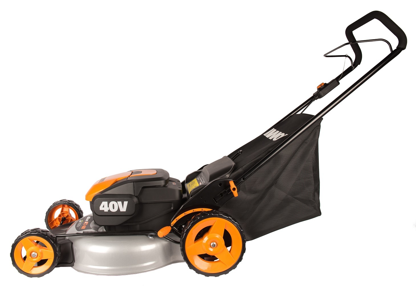 Газонокосилка аккумуляторная WORX WG751E, 40В, 48 см, 2*4,0 Ач, двойное ЗУ 2x2A