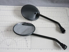 Зеркала Yamaha TTR250 M10 правая резьба чёрные