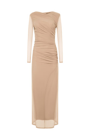 Платье maxi с драпировками Sense