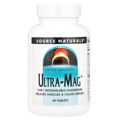 Source naturals, Ultra-Mag, 60 таблеток