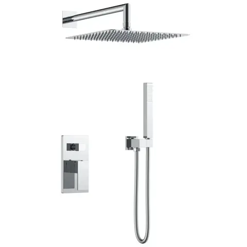 Boheme 474-3-CR Смеситель встроенный для душа QUBIC Хром