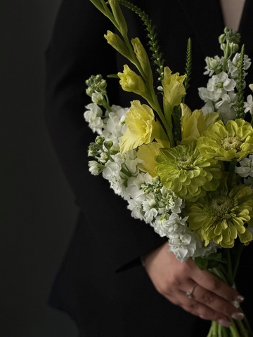 Букет невесты «Лайм»