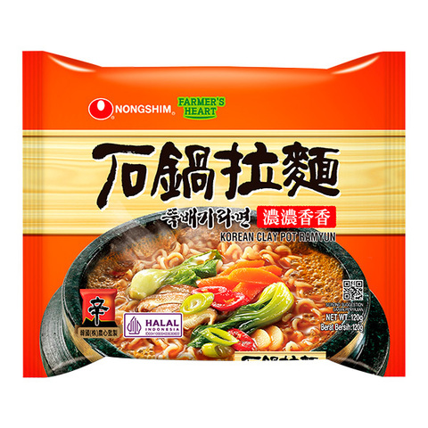 Лапша быстрого приготовления КлайПот (пачка) (30), 120 г, Nongshim