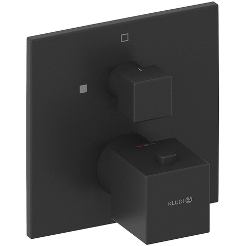 Kludi 548853975 Kludi 548853975 DECUS встраиваемый смеситель для душа с термостатом, SLIM.BOXX 88022 черный мат