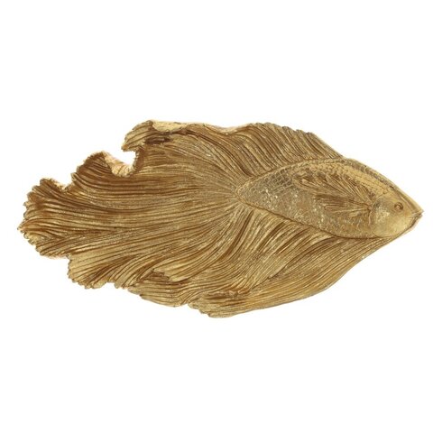 Декоративное блюдо (25,5*13*3,5 см) - Золото