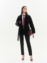 Утепленное кимоно (черный)