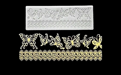 Силиконовый коврик для декора бабочки, дизайн