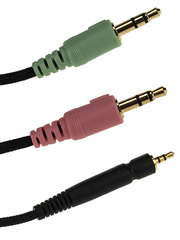 Сменный кабель для наушников Sennheiser G4ME One, Zero, PC373D, PC37X, GSP350, 500, 600