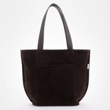 Сумка Саломея 1044 эко-замша кофе