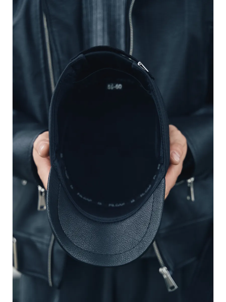 Кепка немка утепленная с ушками плащевка