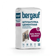 Штукатурка цементная Бергауф Бау Путц Цемент,  25кг.
