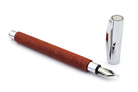 Перьевая ручка Faber-Castell Ambition Pearwood Brown перо M