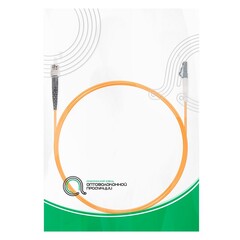 Патч Корд Оптоволоконный LC/UPC-ST/UPC MM OM2 50/125 Simplex 3.0мм 1 м
