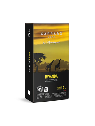 купить Кофе в капсулах Carraro Rwanda, 10 капсул для кофемашин Nespresso (Карраро)