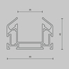 Профиль Maytoni Accessories for tracks trinity TRA005MP-312S