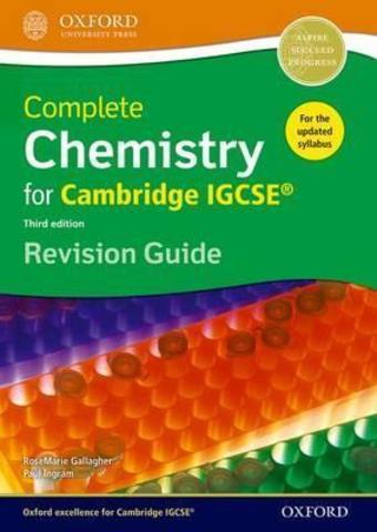 Complete Chemistry for Cambridge IGCSE ® Rev. Guide Oxford University Press