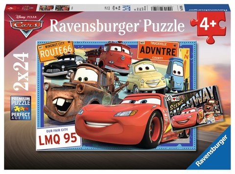 Puzzle DCA:Disney Cars 2x24 pcs