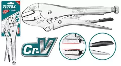 Клещи зажимные N10 Cr-V , THT191005 TOTAL