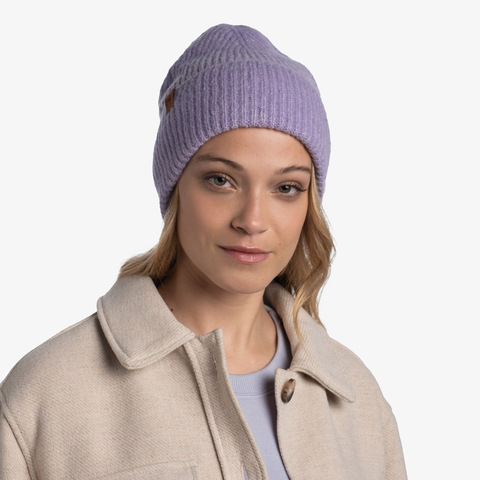 Картинка шапка-бини вязаная Buff Hat Knitted Marin Lavender - 2