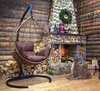 Подвесное кресло-кокон SEVILLA RELAX горячий шоколад, шоколад подушка (Laura Outdoor)