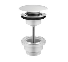Hatria ACCESSORIES YXMQ01 Донный клапан clic-clac для раковины, белый глянец фото
