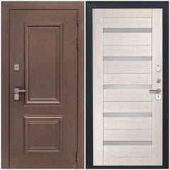 Купить Входная дверь термо Д 68 - ЛУ 22 экошпон капучино