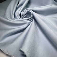 Мерный лоскут 1,35 м трикотаж  джерси  голубой 3196