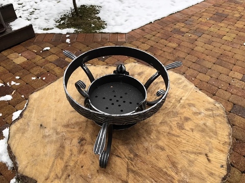 Кованая подставка садж