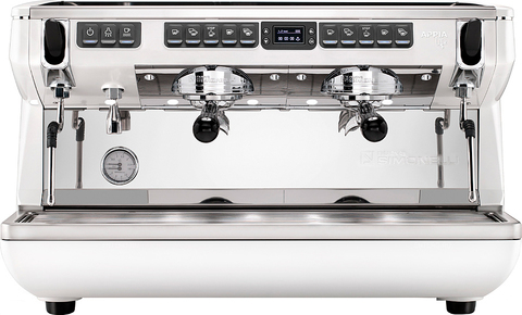 Рожковая кофемашина Nuova Simonelli Appia Life XT 2Gr 220V white +high groups+easy cream+economizer (176488)