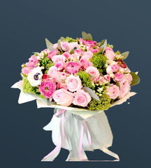 Авторский букет Розовый мёд