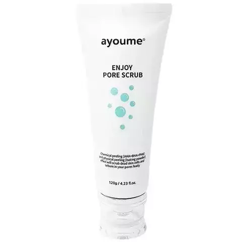 Ayoume Enjoy Pore Scrub скраб для лица с содой и кислотами