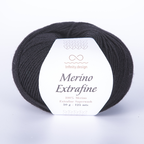 Пряжа Infinity Merino Extrafine 1099 черный