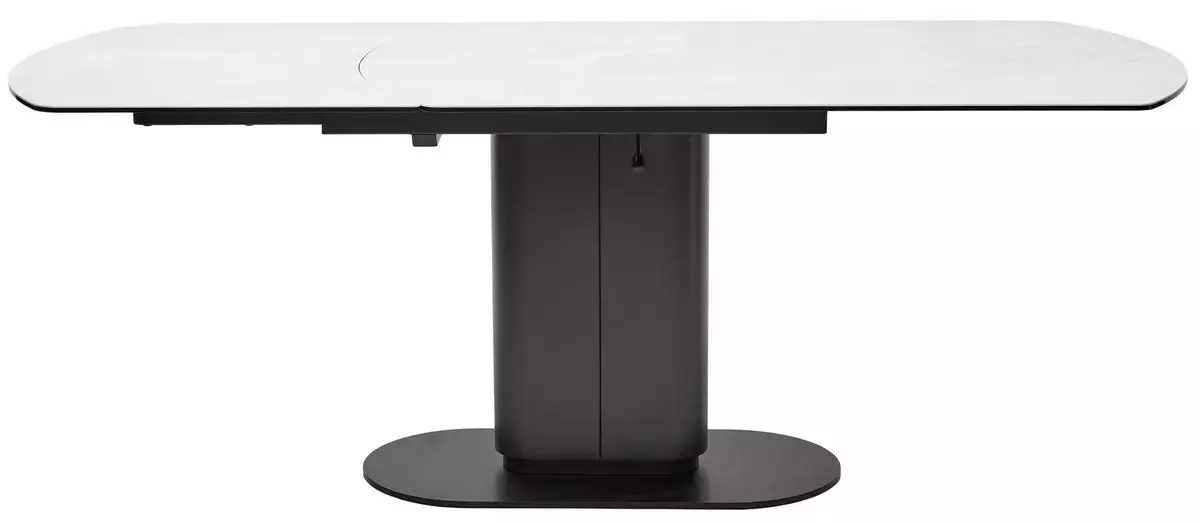 Стол KAI 140 TL-108 поворотная система раскладки, испанская керамика / Темно-серый / Черный, DISAUR