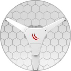 MikroTik Wireless Wire Dish (Pair of preconfigured LHGG-60ad devices for 60Ghz link (60GHz antenna, 802.11ad wireless, four core 716MHz CPU, 256MB RAM, 1x Gigabit LAN, RouterOS L3, POE, PSU) for 1Gbps