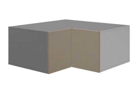 RockBerry ШУГП-900 Н384 шкаф верхний горизонтальный угловой