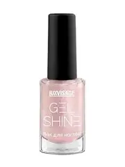 LuxVisage Лак для ногтей GEL SHINE тон 105 светлый розовый с золотым шиммером 9мл
